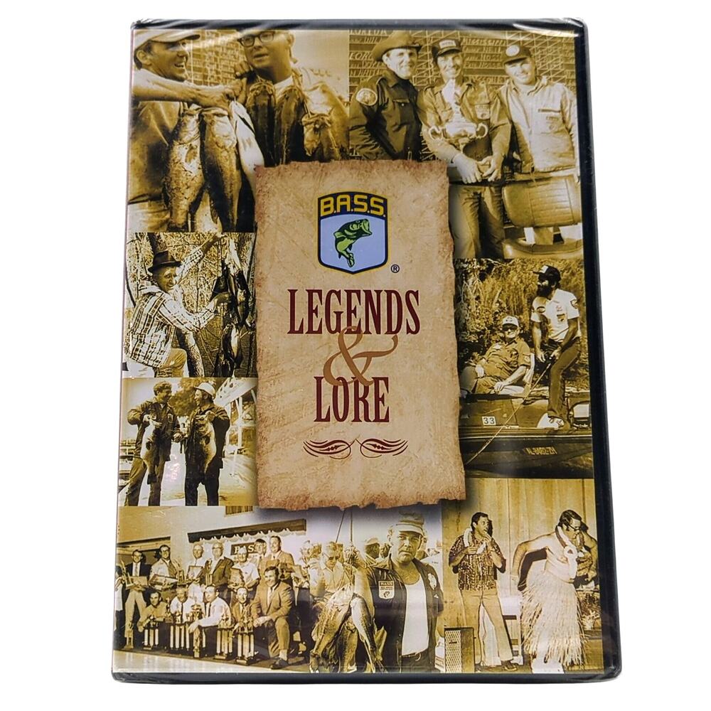 B.A.S.S. Legends & Lore Sport Fishing DVD Brand New Sealed Fish Story 2002 03 04